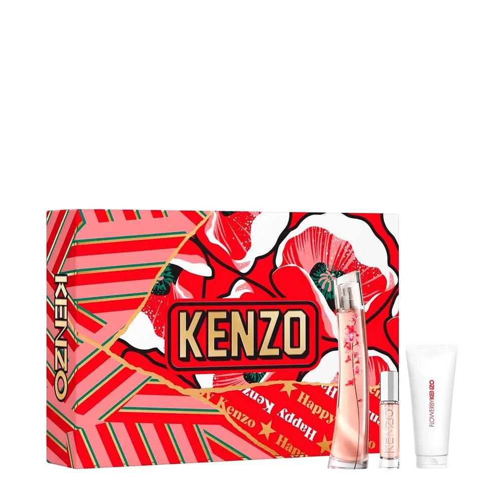 Kit Kenzo Flower Ikebana Feminino - Eau de Parfum 75Ml + 10Ml +
