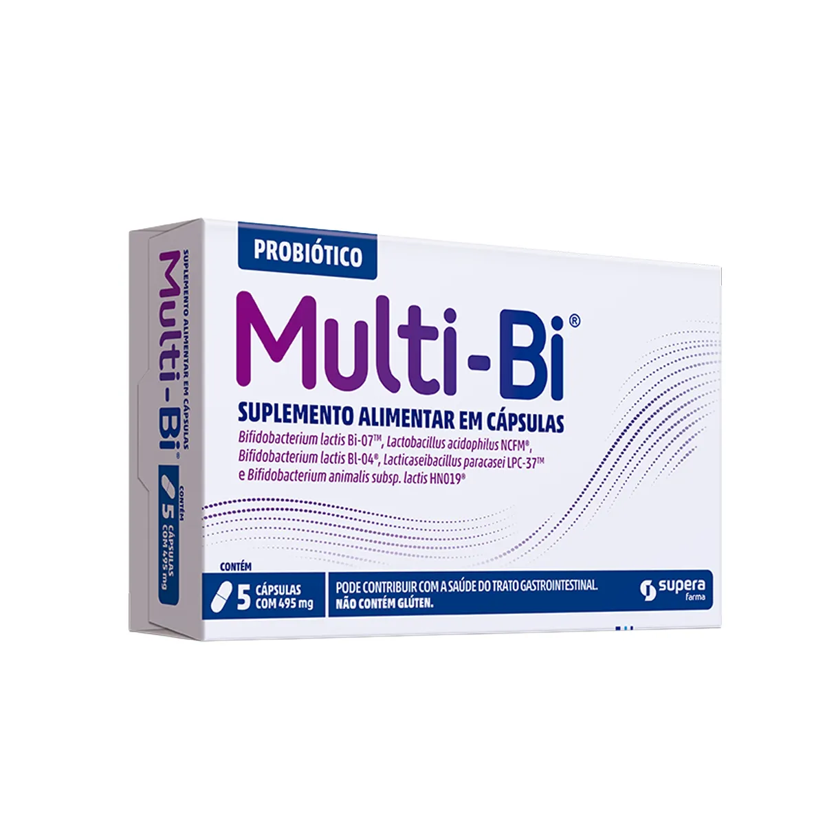 Probiótico Multi-Bi com 5 Cápsulas