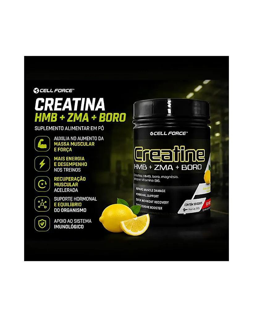 Creatine + Hmb + Zma + Boro com 300G Cell Force 1483489 | Drogasil