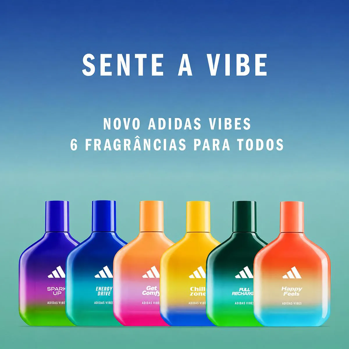 Adidas Vibes Energy Drive Kit Coffret Eau de Pafum Shower Gel (2