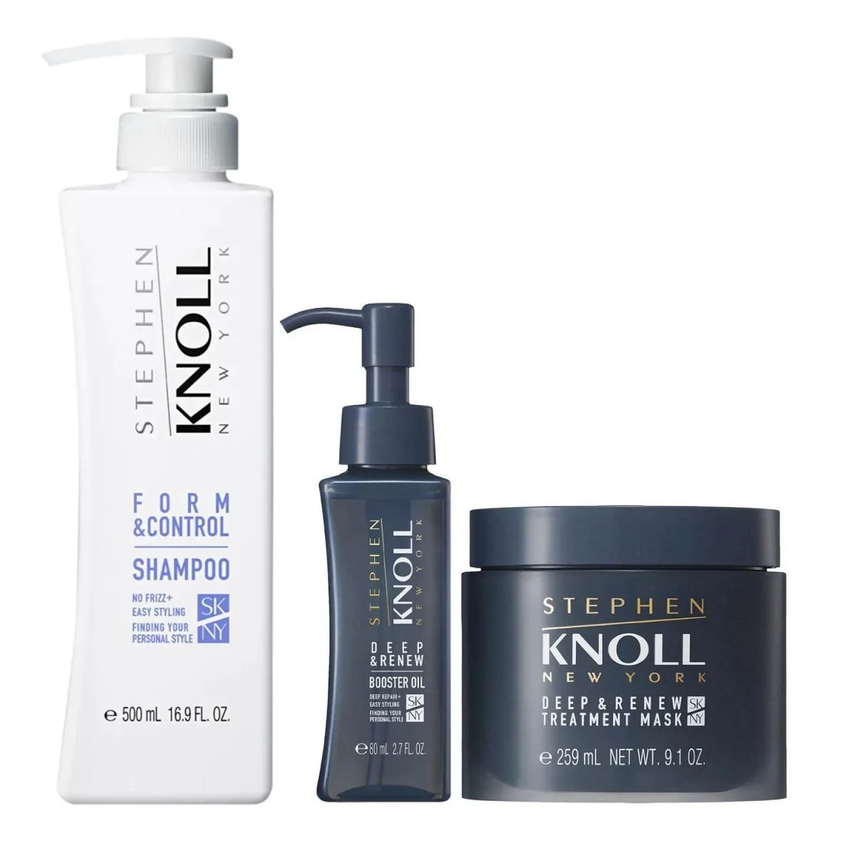 STEPHEN KNOLL シャンプーとマスク セット Kit Stephen Knoll Form & Control - Shampoo 500Ml + Mascara Deep