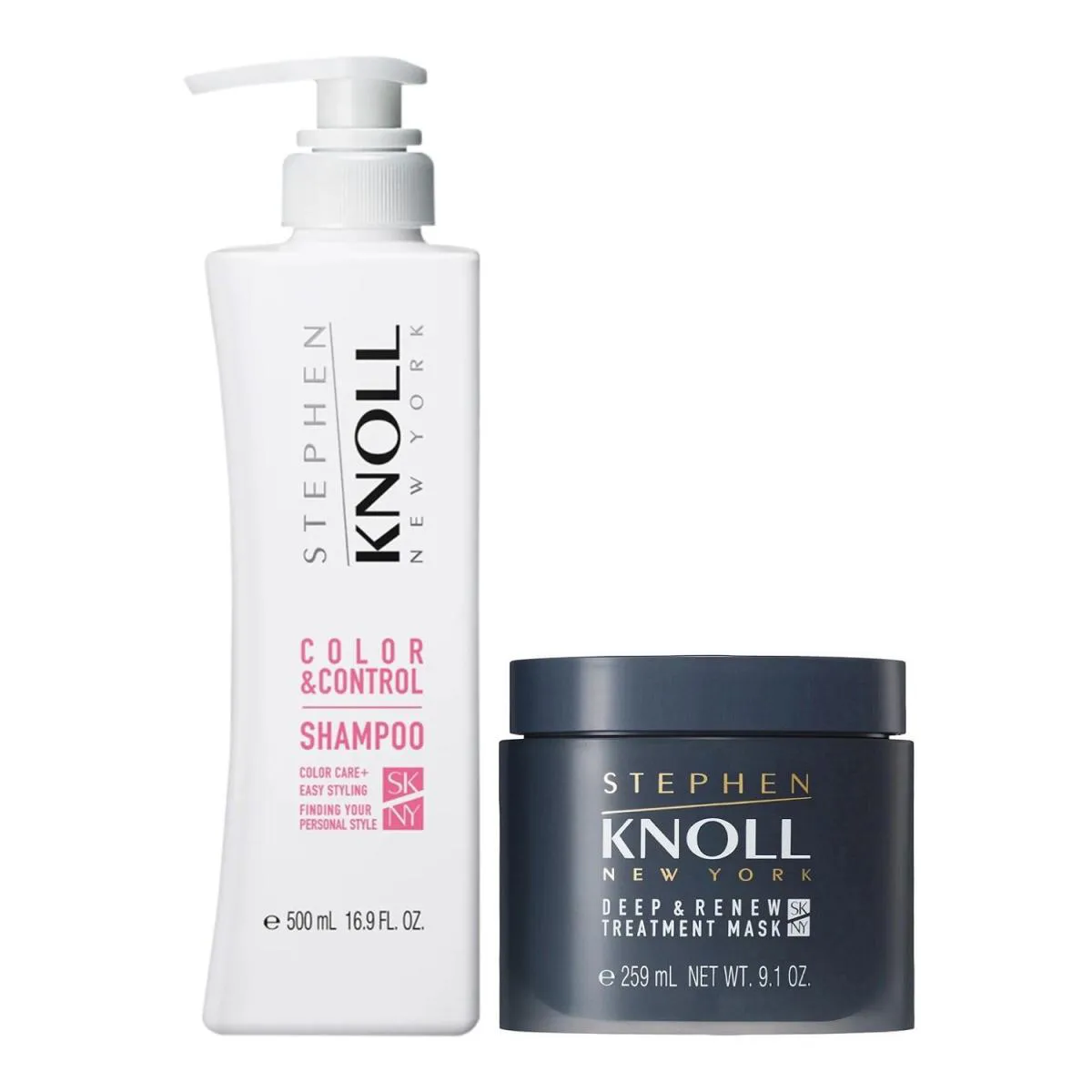Kit Stephen Knoll Color & Control - Shampoo 500Ml + Mascara Deep
