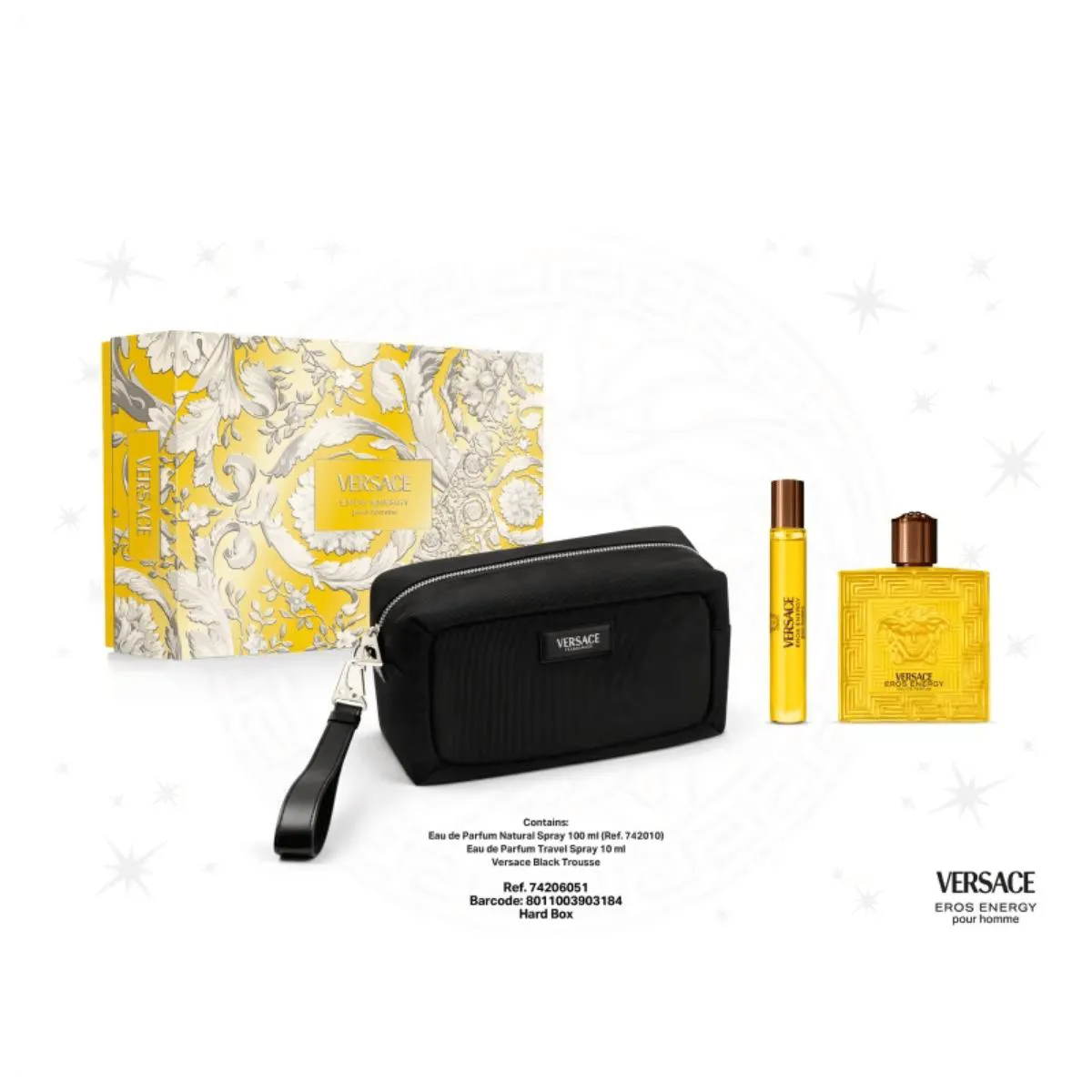 エペル50個セット Coffret Versace Eros Energy + Travel Size + Necessaire 1484146