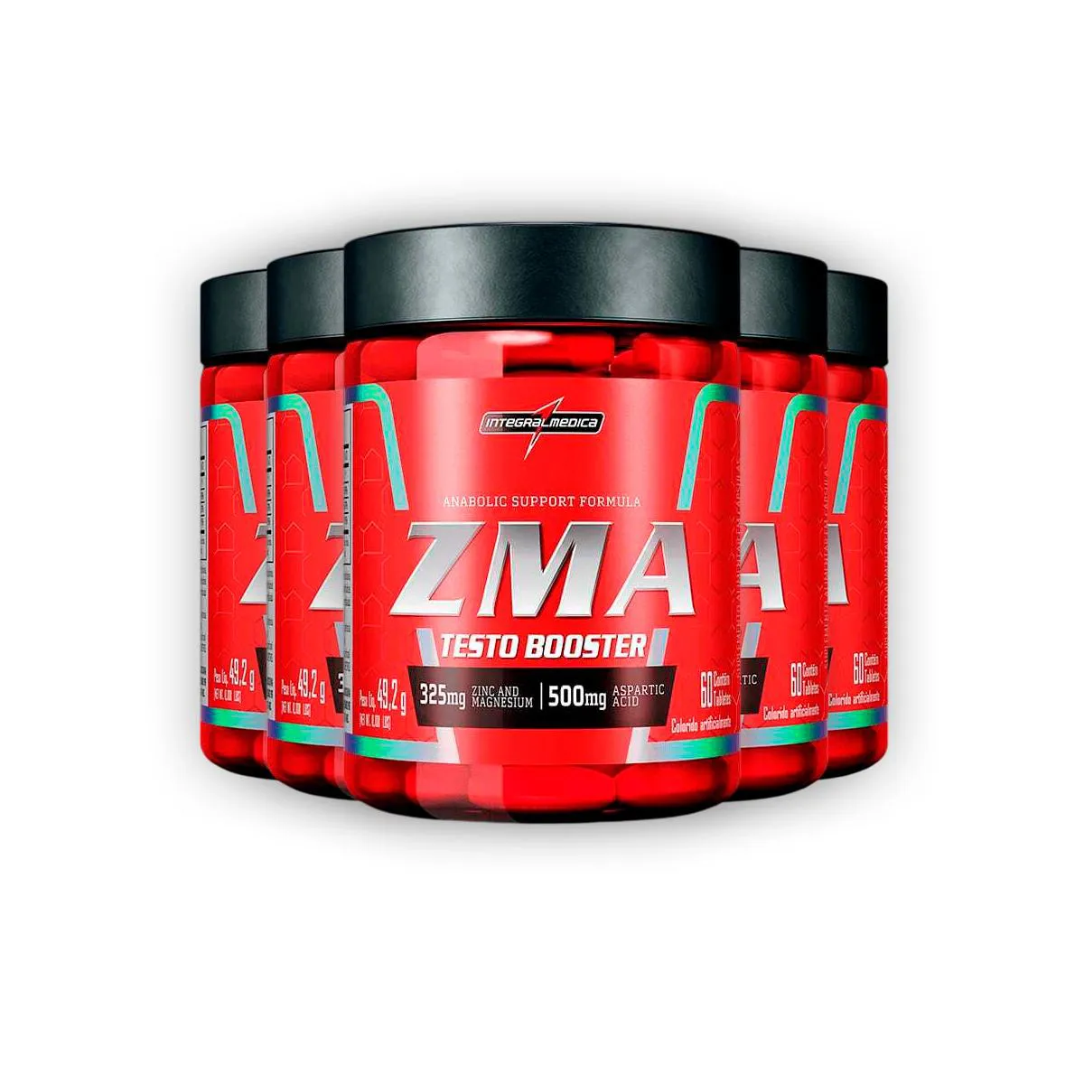 Kit 5 Zma Testo Booster Integral Medica 60 Capsulas 1485206 | Drogasil