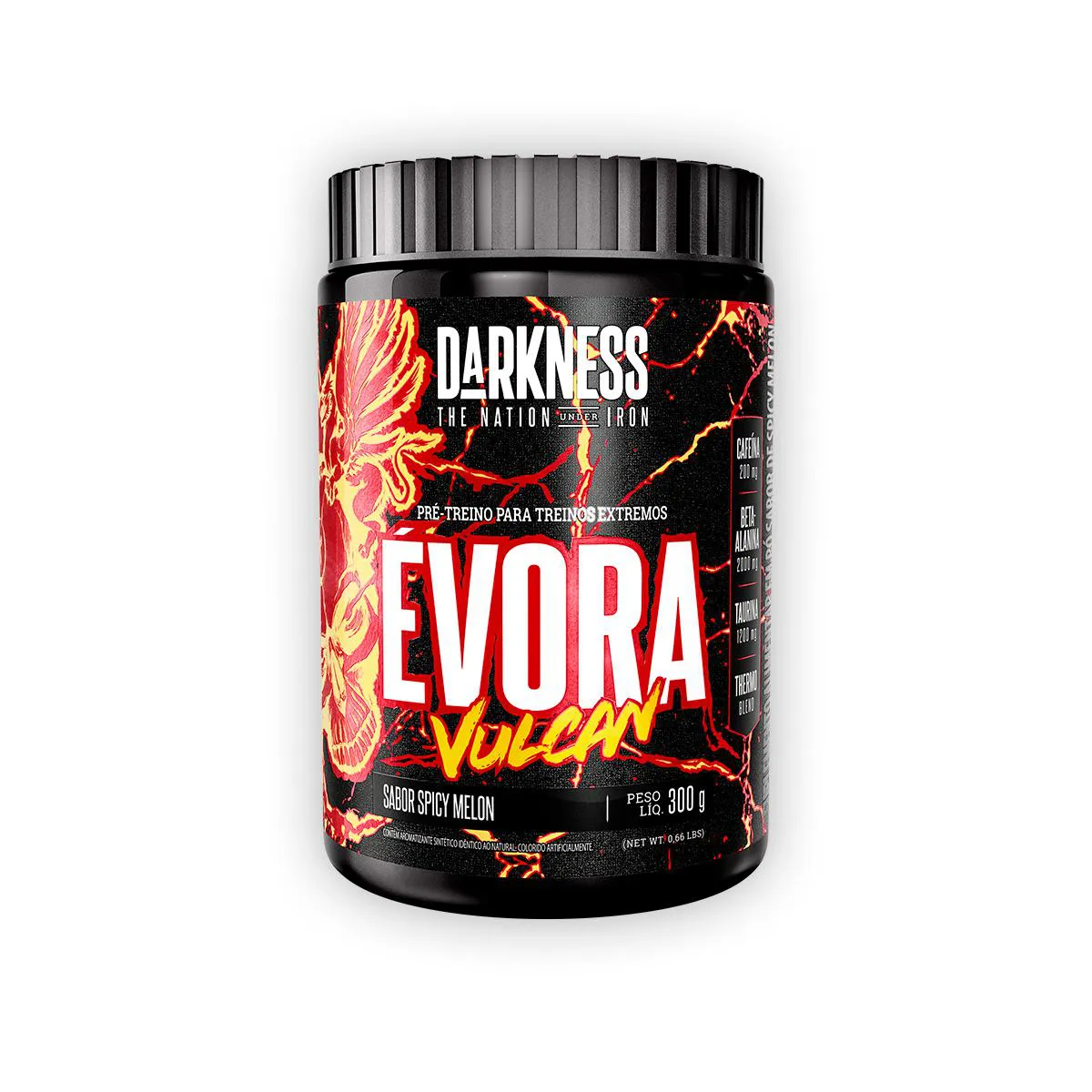 Pre Treino Evora Vulcan Darkness Spic Melon 300G 1485535 | Drogasil