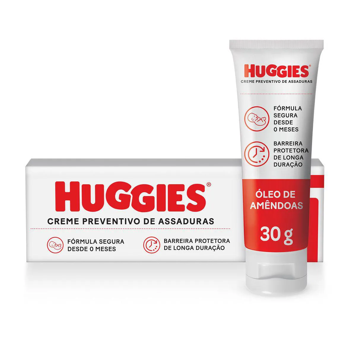 Creme Preventivo de Assaduras Huggies Supreme Care Óleo de Amêndoas 30g