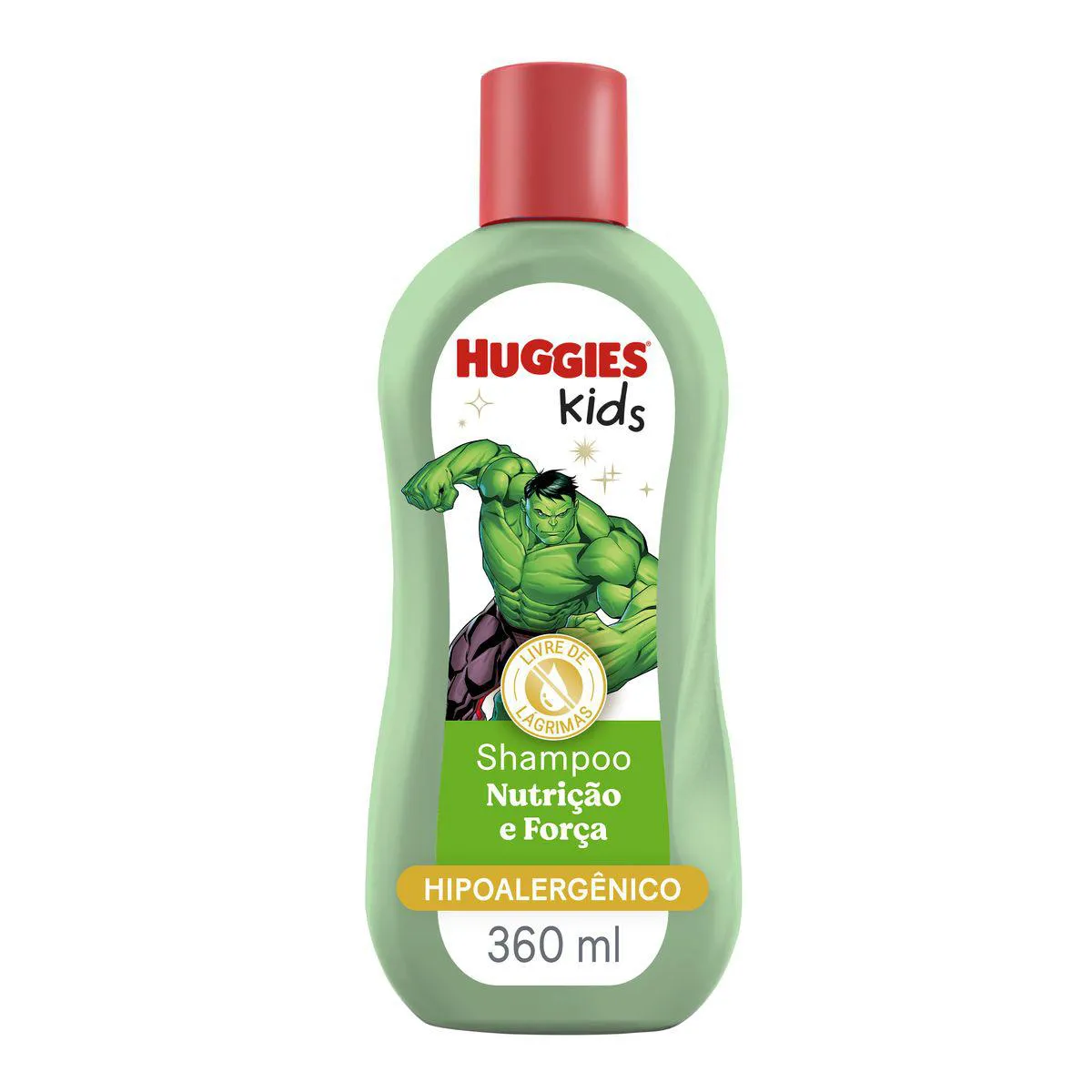 Shampoo Huggies Kids Nutrição e Força Hulk 360ml