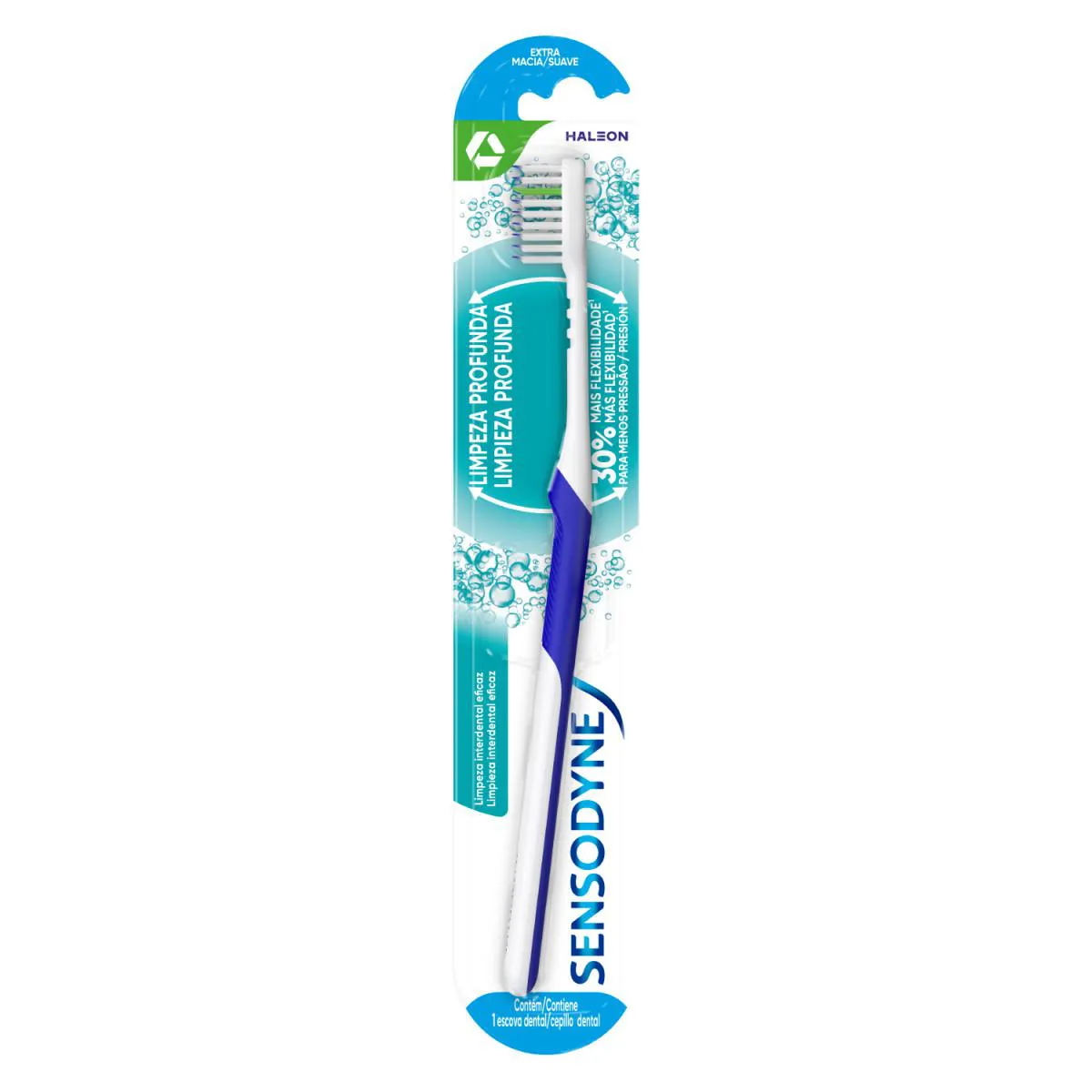 Escova de Dente Sensodyne Limpeza Profunda Extra Macia 1 unidade