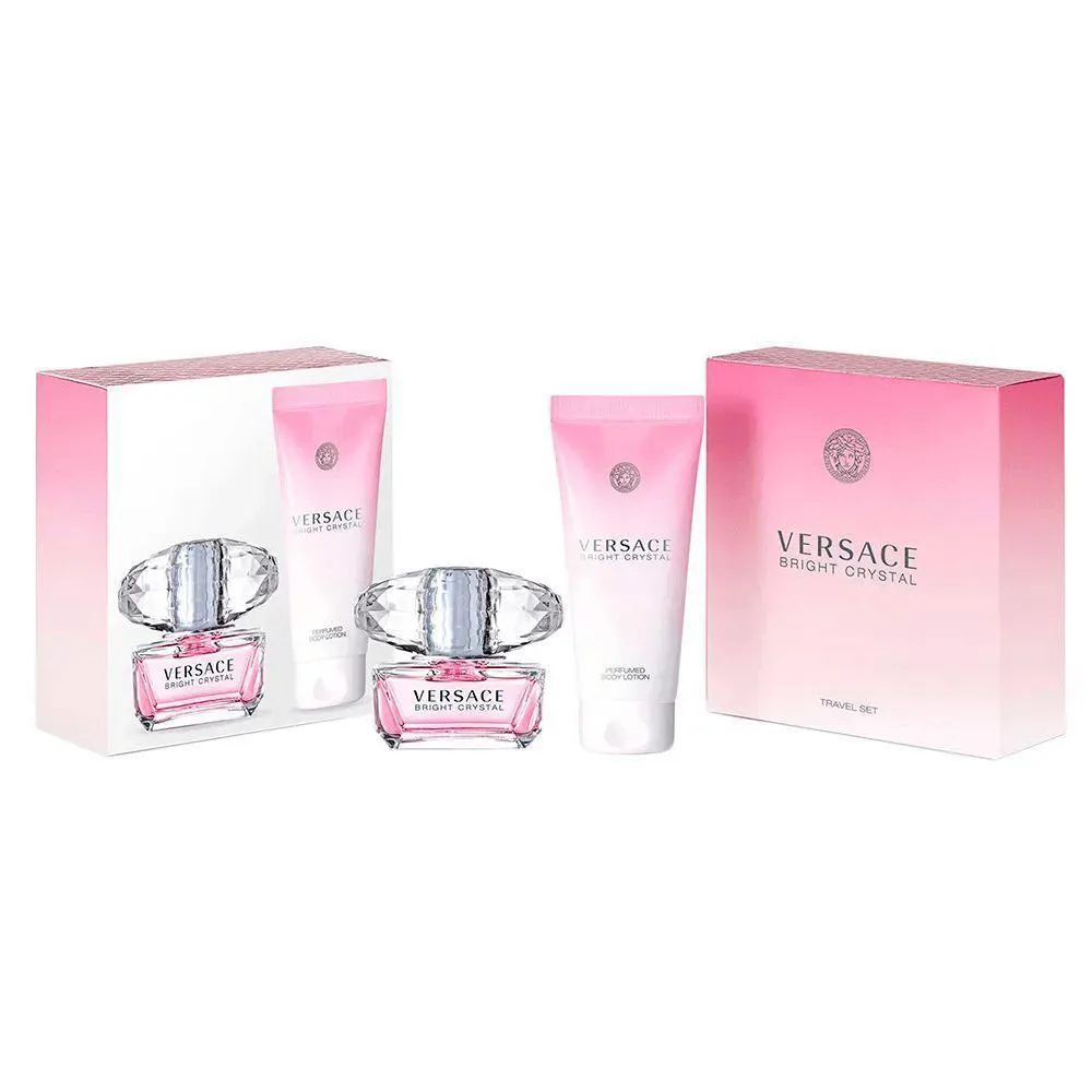 Kit Versace Bright Crystal For Her - Eau de Toilette 50ml + Body