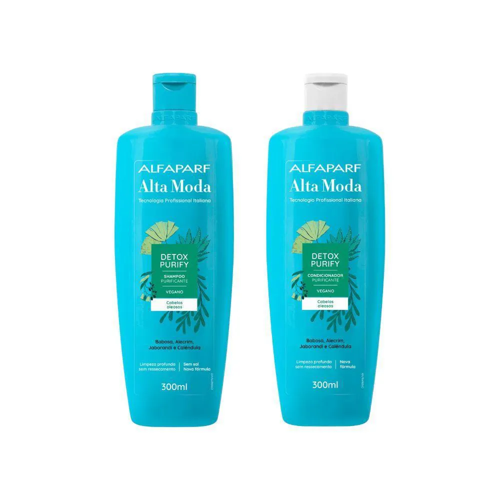 Alfaparf Alta Moda Detox Kit Shampoo e Condicionador 300ml 1489258
