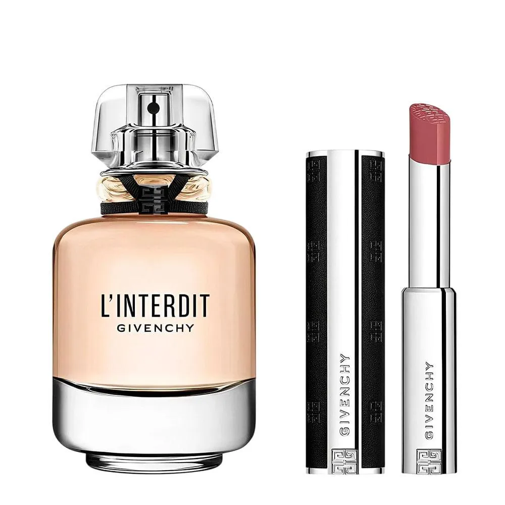 Kit Givenchy L?Interdit Feminino - Eau de Parfum 80ml + Batom Le