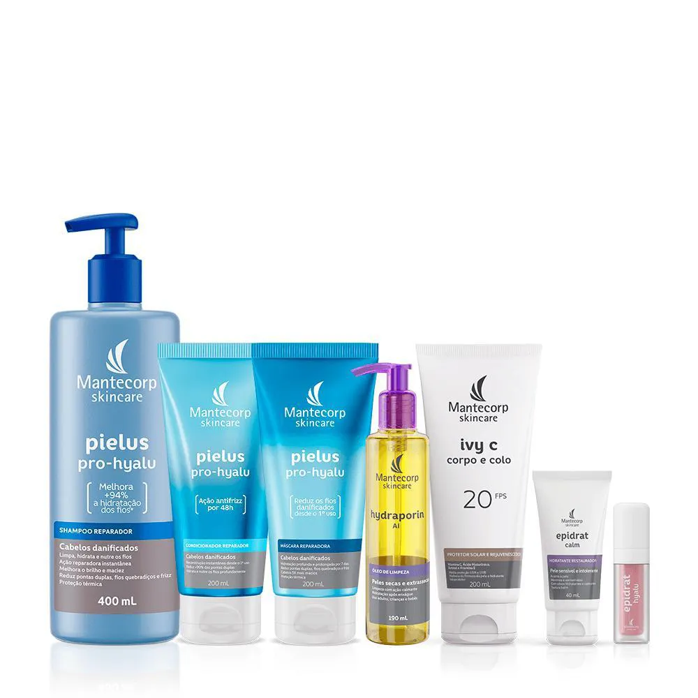 IVY スキンケアセット Rotina Hidratacao Completa C/ Ivy C Corpo e Colo + Lip Oil - sem