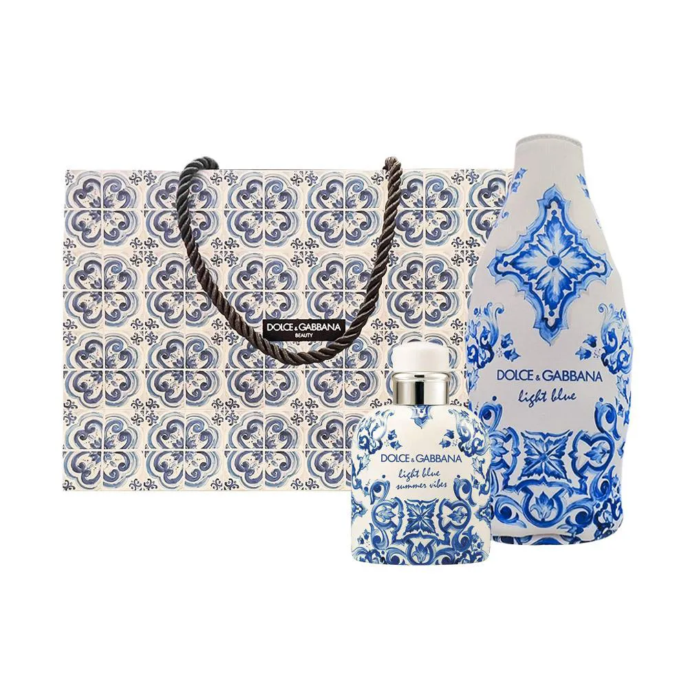 Kit D&g Light Blue Summer Vibes Pour Homme Edt 125ml + Protetor