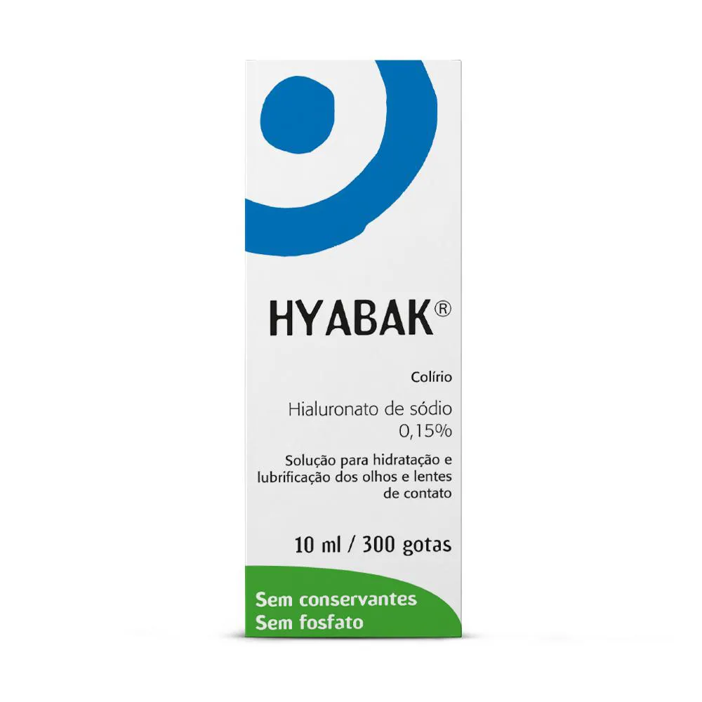 Colírio Hyabak 0,15% 10ml