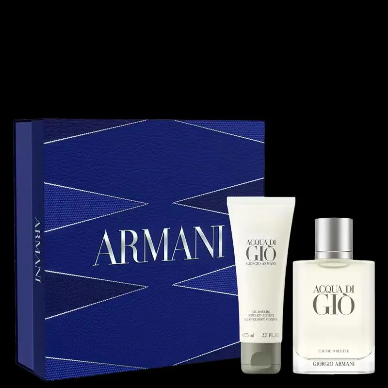 Kit Masculino Acqua Di Gio Giorgio Armani Eau de Toilette 100ml +
