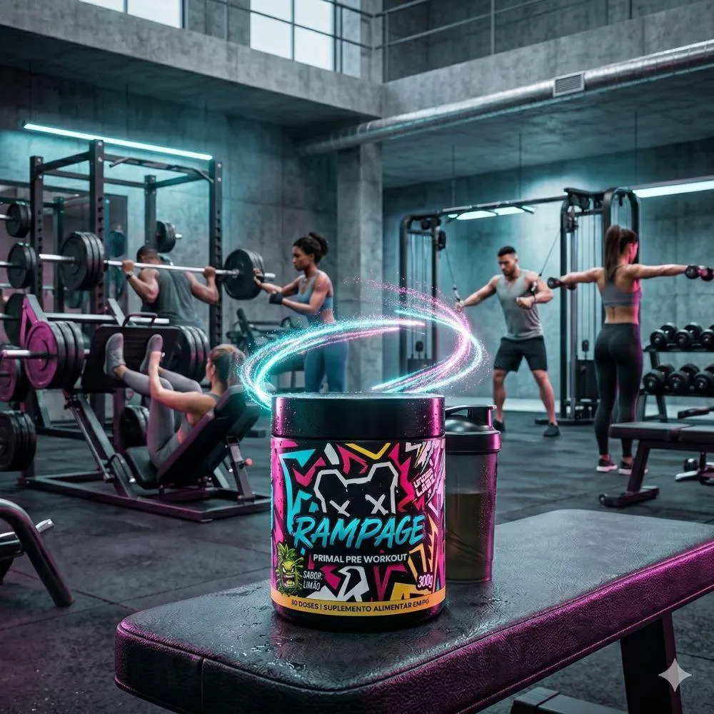 Rampage Pre Treino Limao 300g - Under Labz 1498272 | Droga Raia