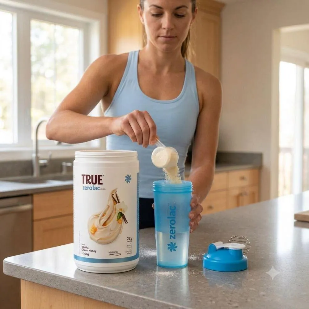True Whey sem Lactose Vanilla Cream Honey 900g - True Source