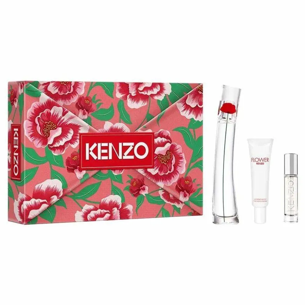 Kit Perfume Flower By Kenzo Edp Feminino Floral Oriental 50ml +
