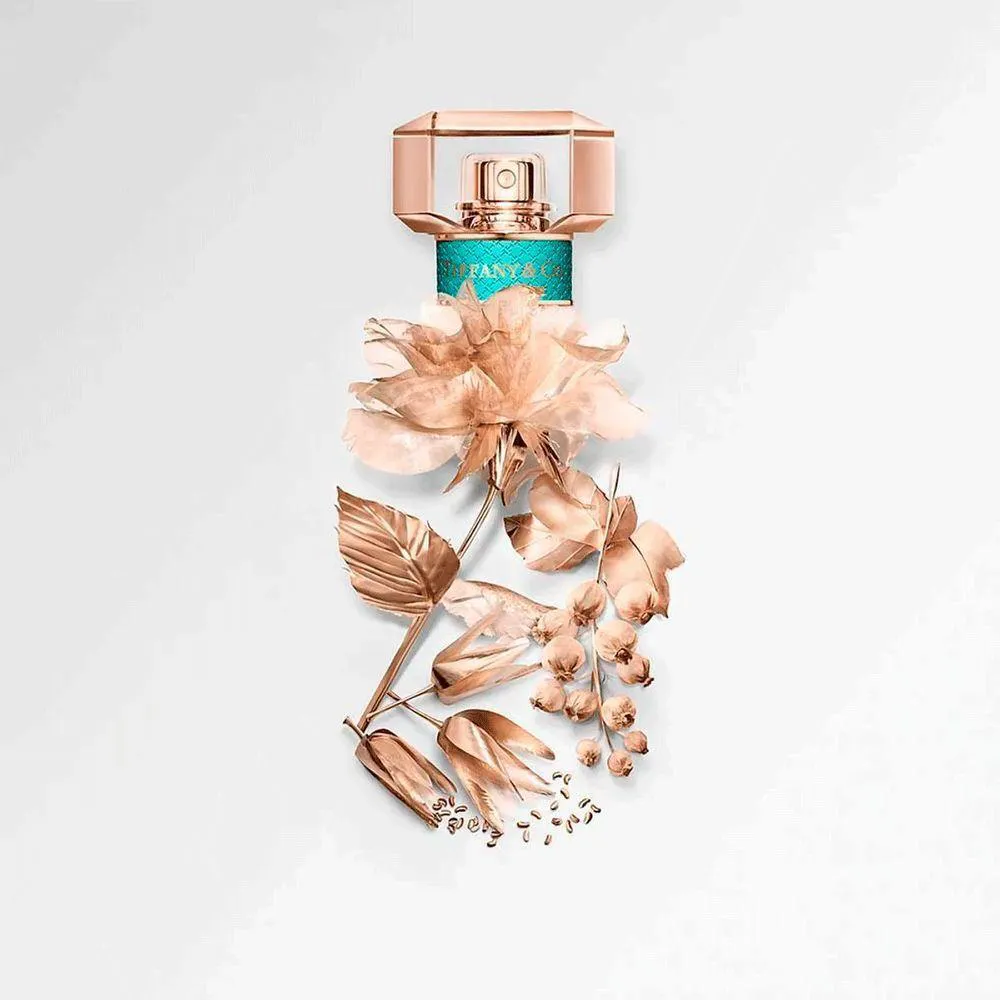 Perfume Rose Gold Feminino Eau de Parfum Floral Frutado 50ml