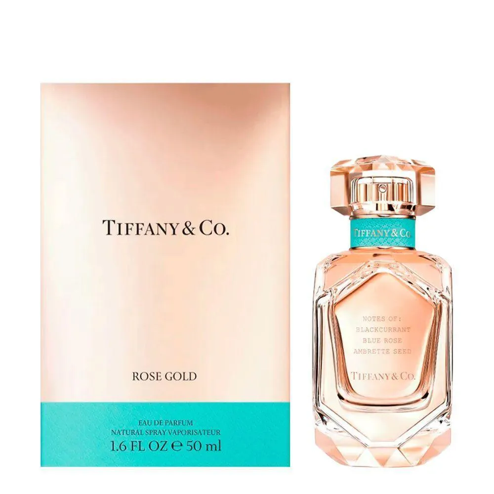 Perfume Rose Gold Feminino Eau de Parfum Floral Frutado 50ml
