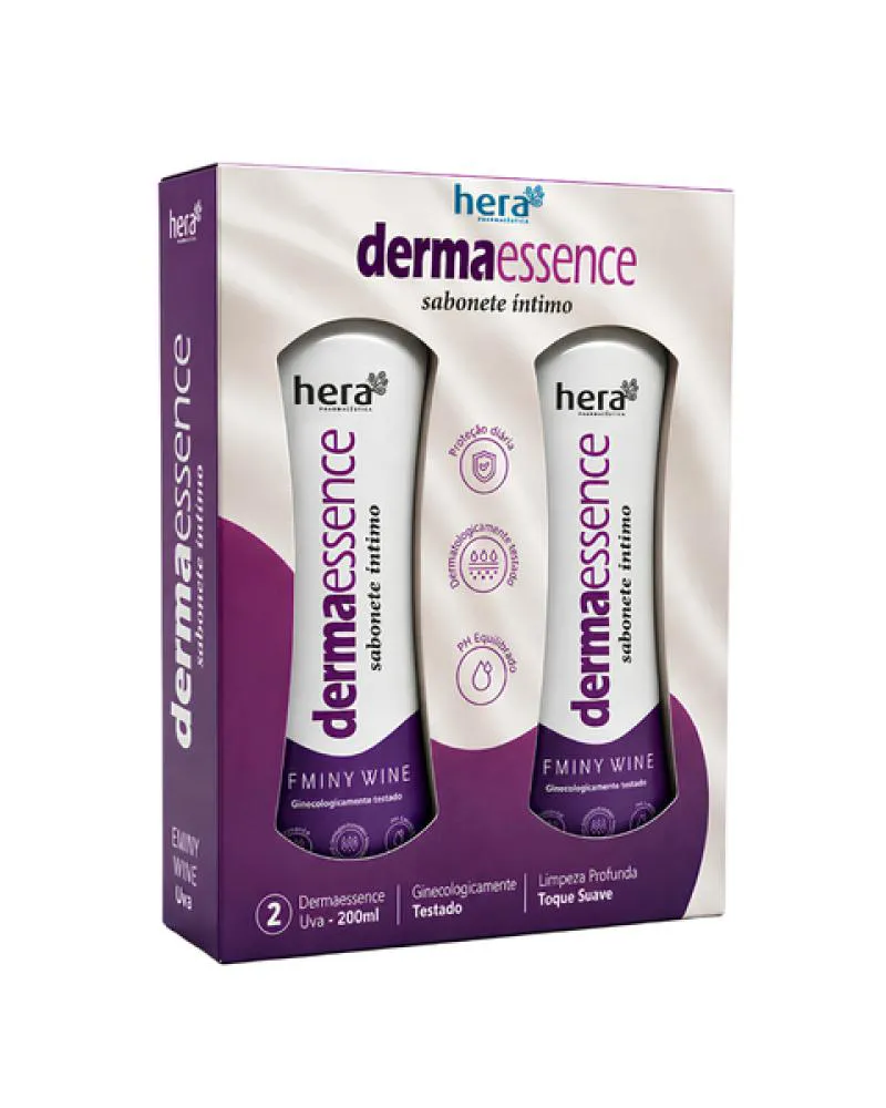 maa's shop❤ ESIENCE DERMAIN SHOT ✖️4個 Kit Sabonete Intimo Dermaessence Feminy Wine 200ml Hera 1502259