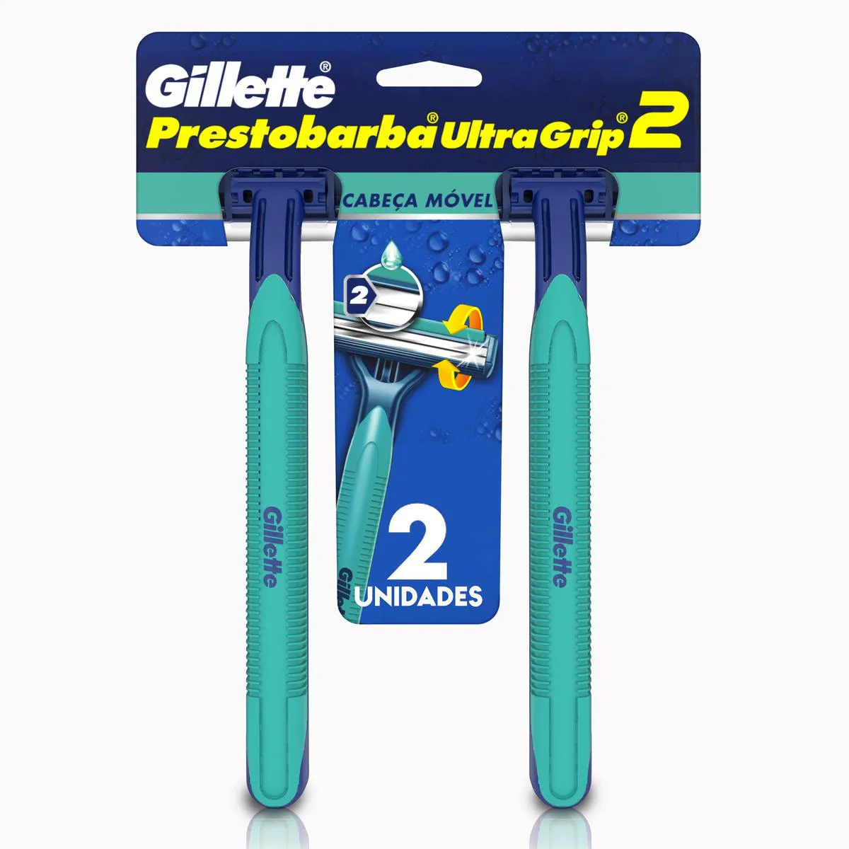 Aparelho de Barbear Gillette Prestobarba Ultragrip2 2 unidades