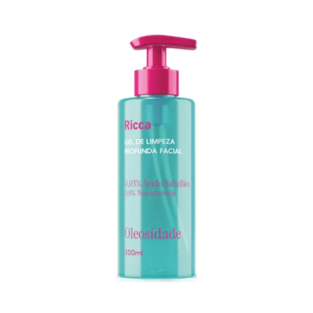 Ricca - Gel de Limpeza Profunda Facial 300ml 1503796 | Drogasil