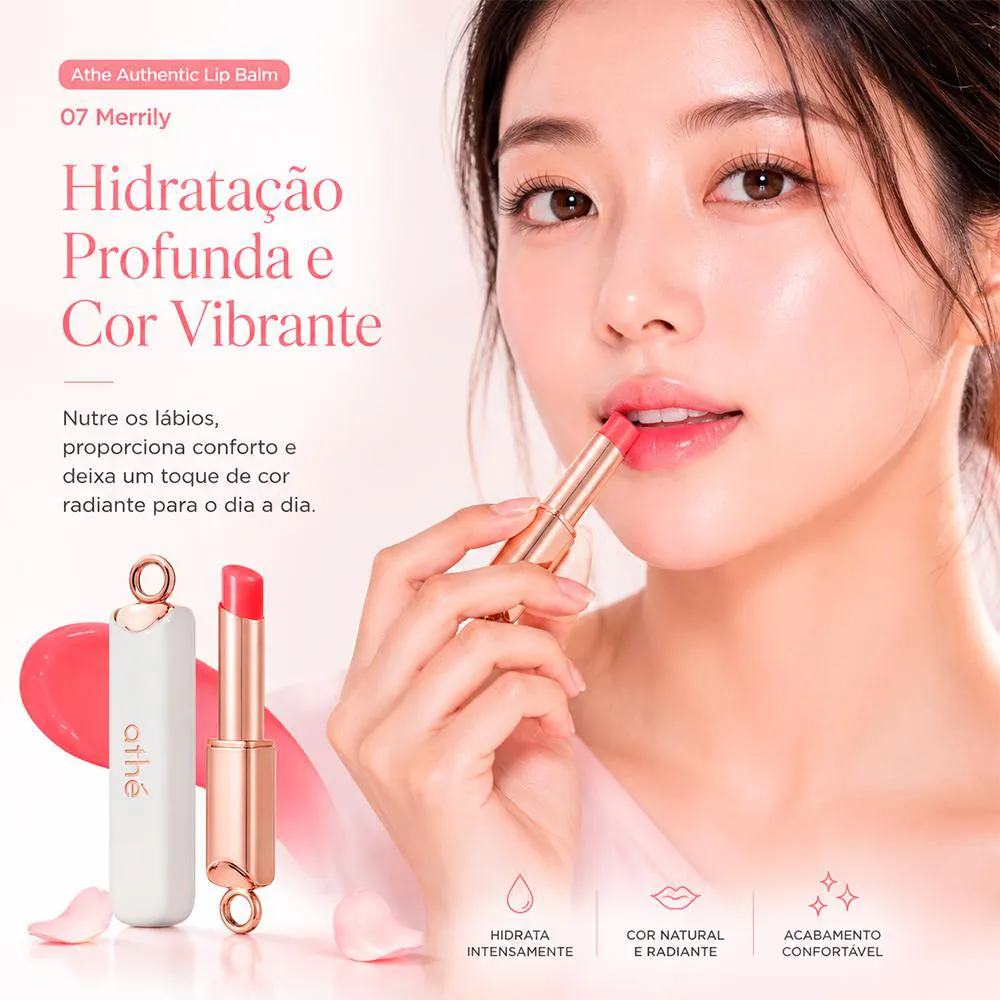 Athe Authentic Lip Balm 07 Merrily Protetor Labial 1505472 | Drogasil
