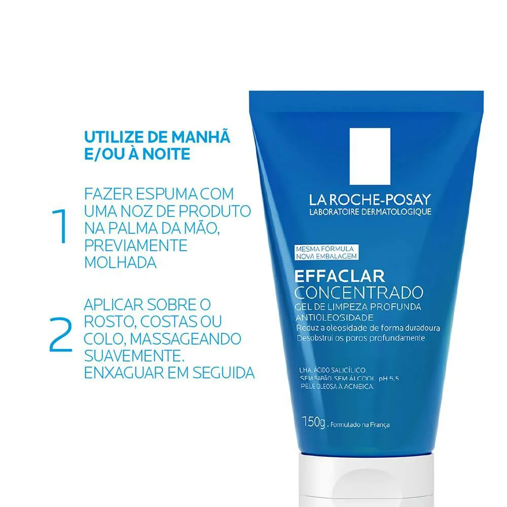 Gel de Limpeza Facial para Pele Oleosa La Roche-Posay - Effaclar