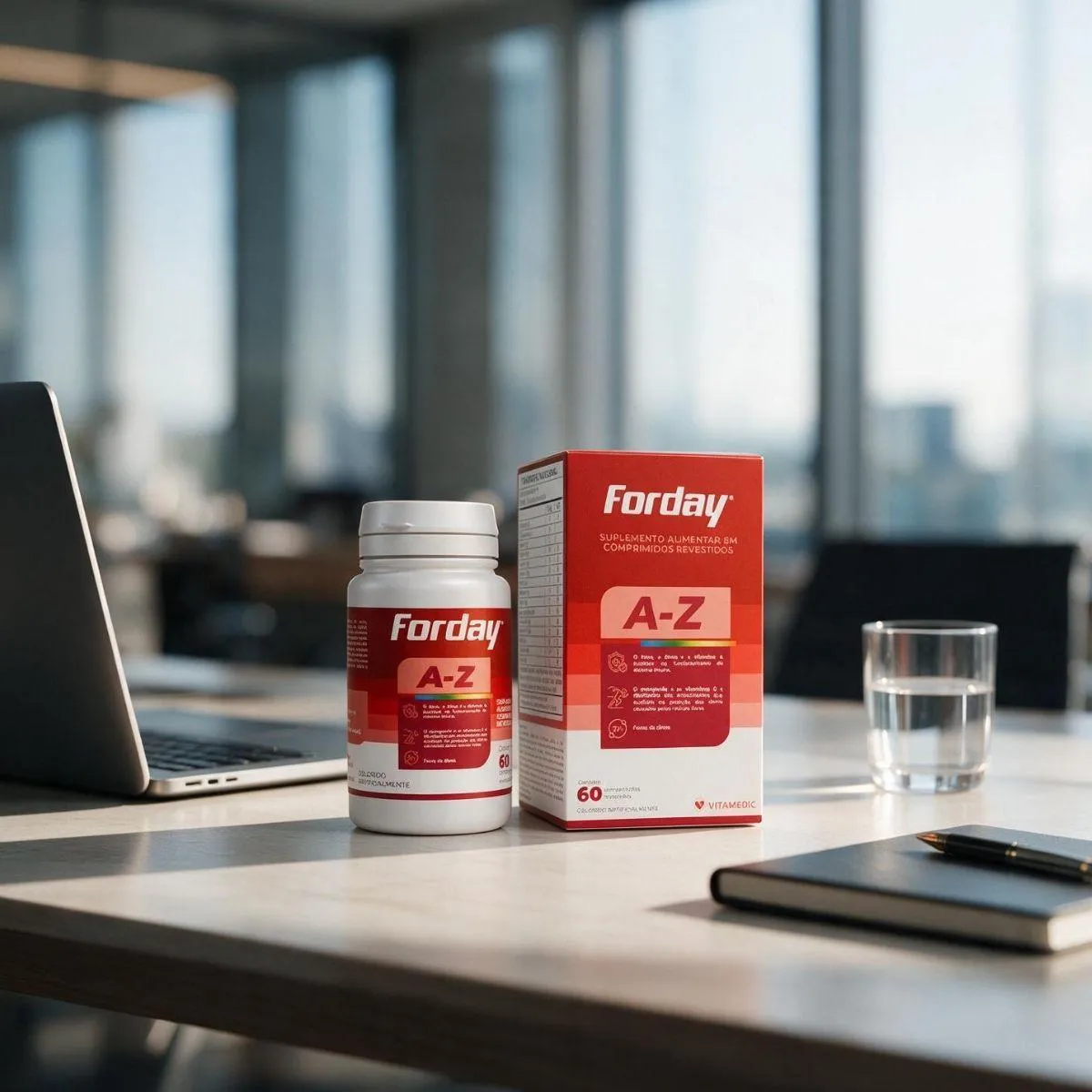 Multivitaminico A-z Vitaminas e Minerais 60 Comp Forday 1507052