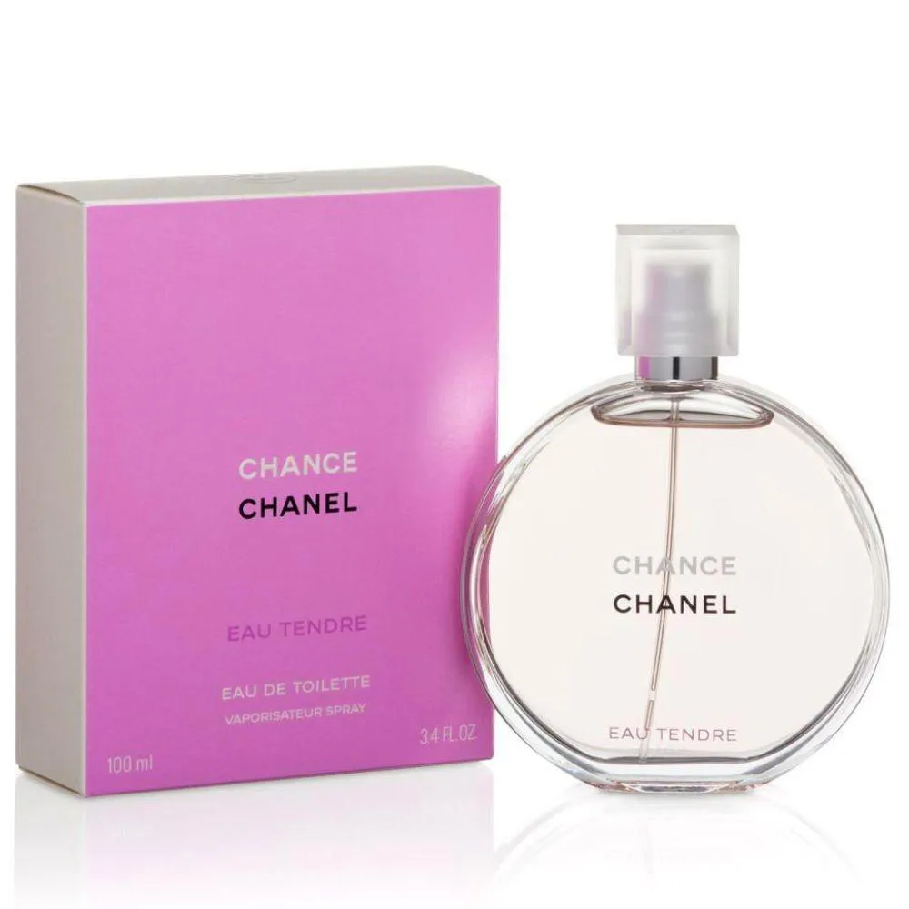 【100ml新品未開封】CHANEL CHANCE EAU TENDRE EDT Chance Eau Tendre Chanel Eau de Toilette Feminino-100 Ml 1508174