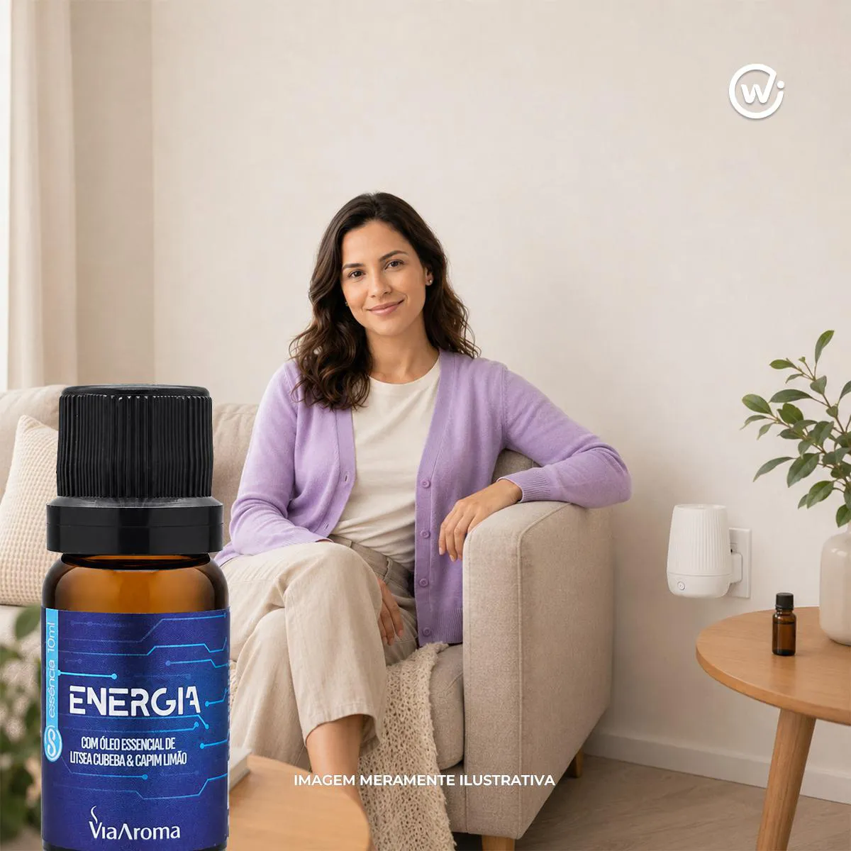 Kit 2 Essencia Aromatica Energia 10ml Via Aroma 1509642 | Droga Raia