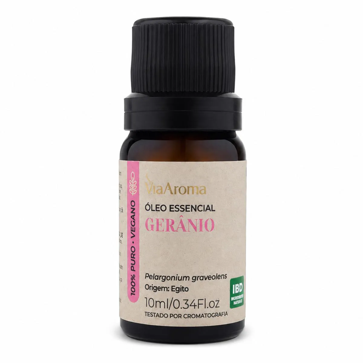 Oleo Essencial Geranio 10ml - Via Aroma 1509877 | Drogasil