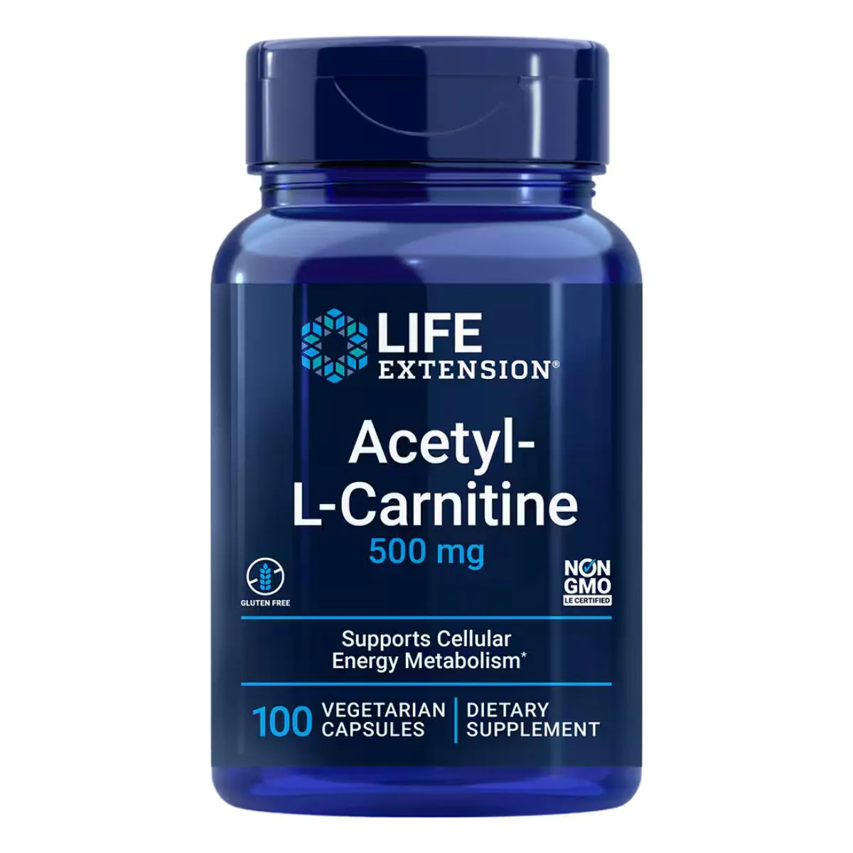 Acetil L-Carnitina 500mg 100 Capsulas Life Extension 1510646