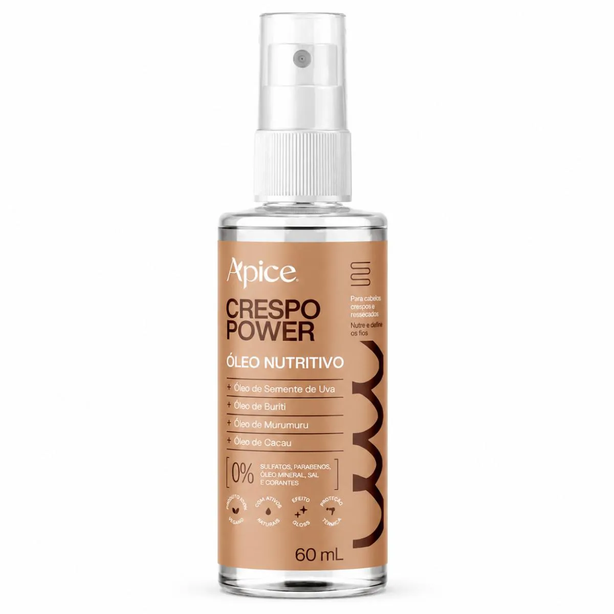 Oleo Nutrititvo Crespo Power 60ml Apice 1510840 | Drogasil