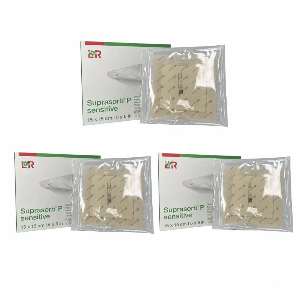 Suprasorb P Sensitive Border Lite Espuma de Silicone com Borda