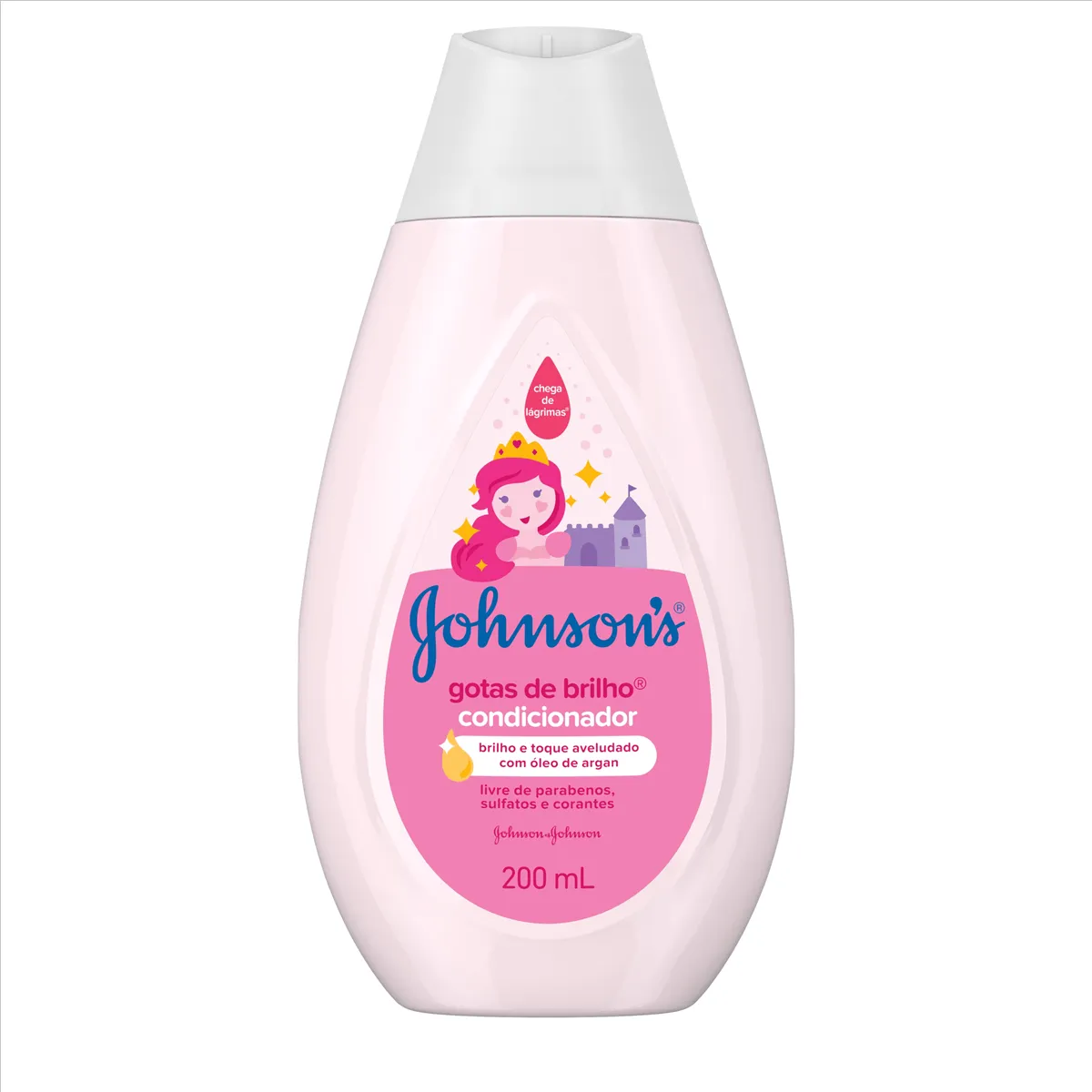 Condicionador Infantil Johnson's Gotas de Brilho com 200ml