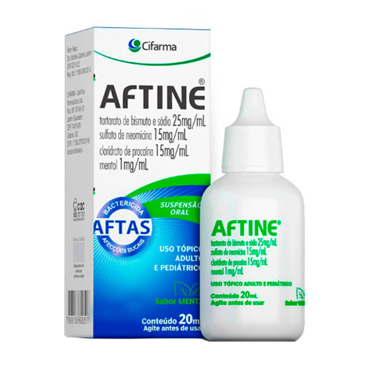 Aftine Suspensão Oral com 20ml