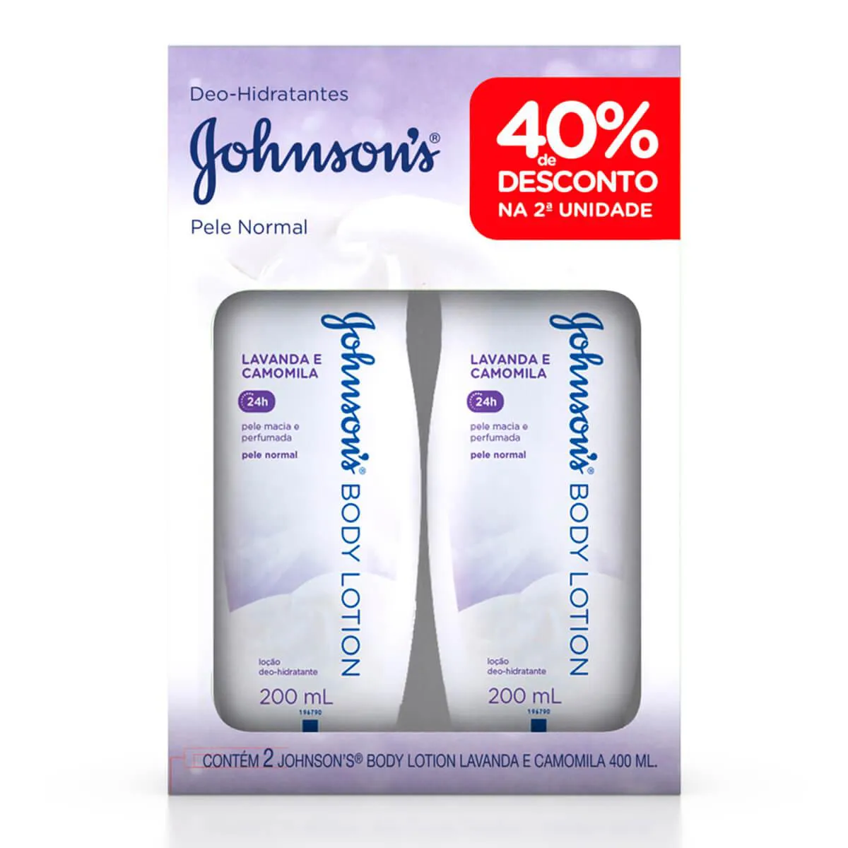 Hidratante Softlotion Lavanda e Camomila Johnson's Droga Raia