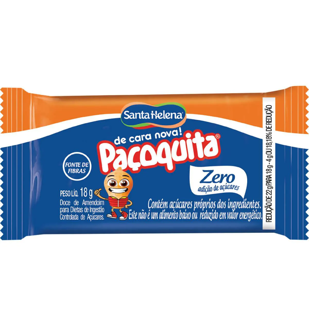 Paçoquita Diet Zero Açúcar 18g