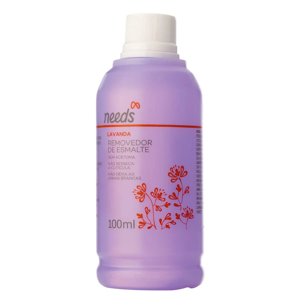 Removedor de Esmalte Needs Lavanda 100ml