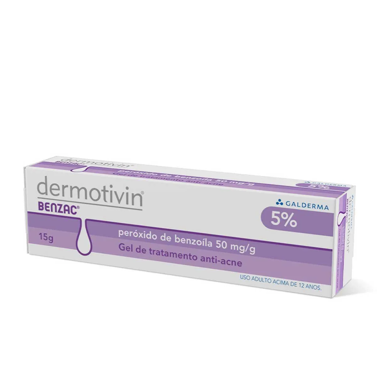 Gel de Tratamento Antiacne Dermotivin Benzac com 15g