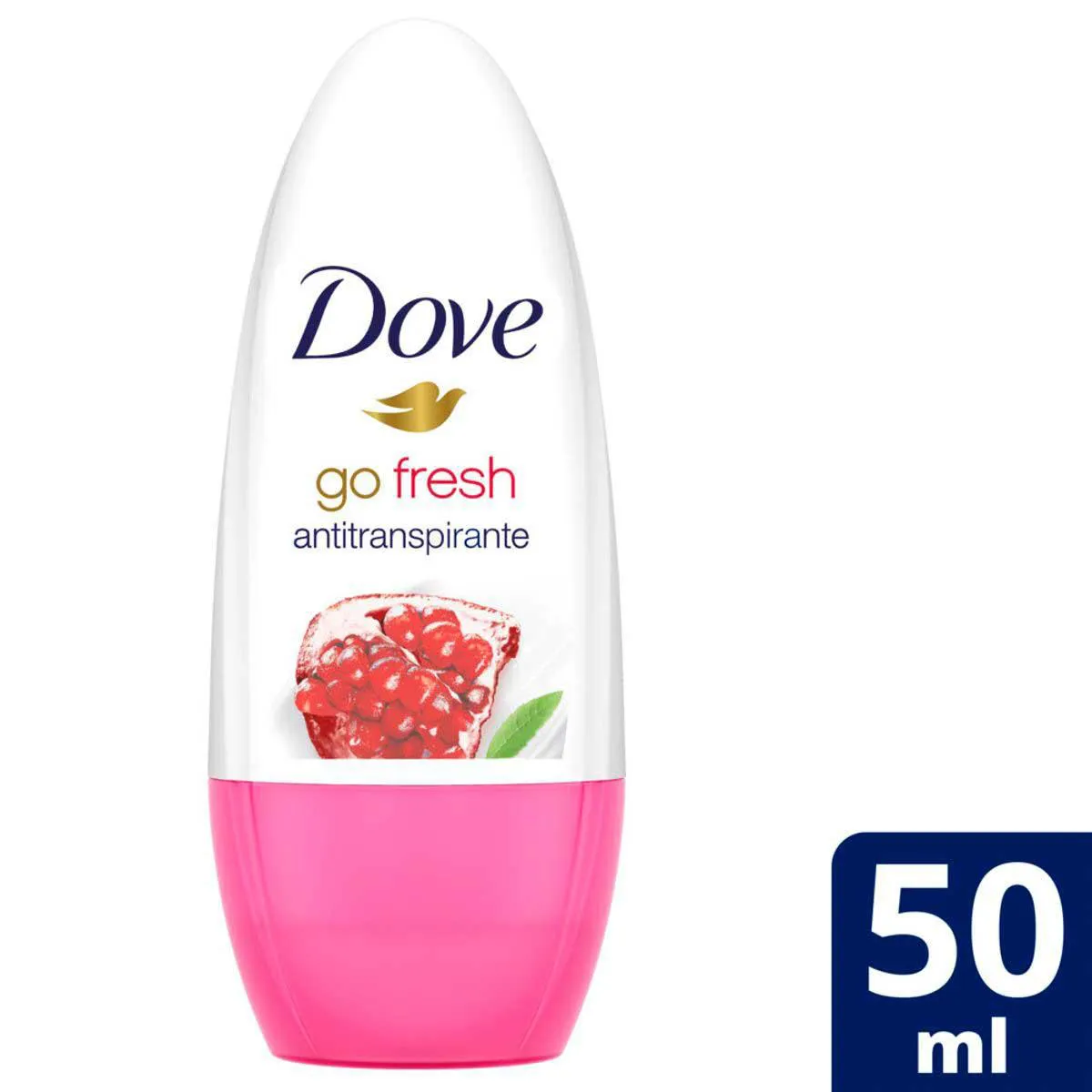 Desodorante Antitranspirante Roll-On Dove Go Fresh Romã e Verbena Feminino 48h 50ml