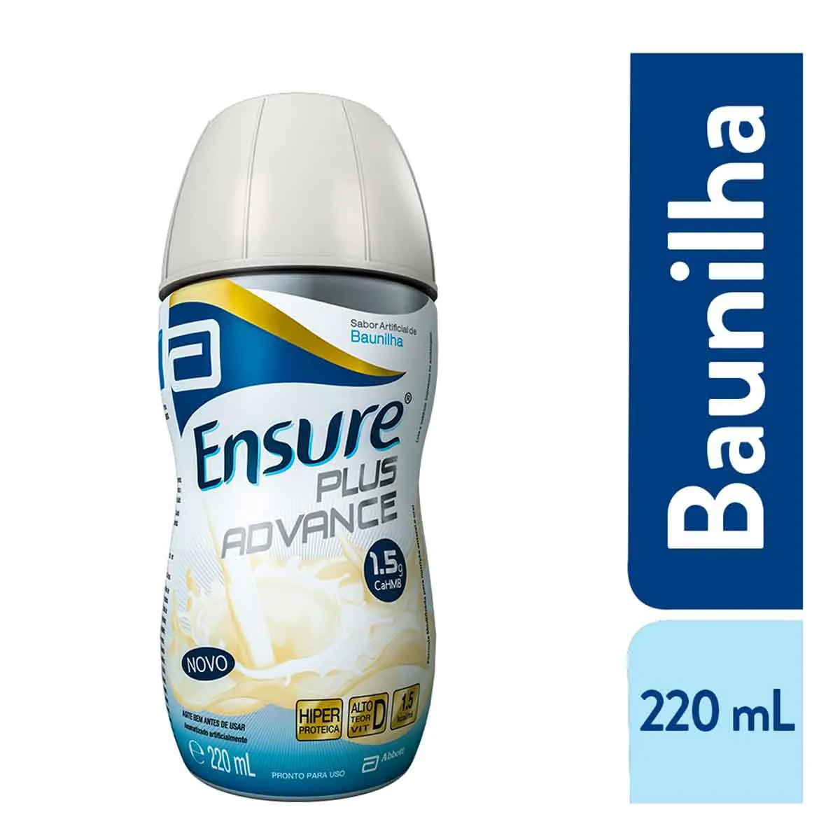 Suplemento Nutricional Ensure Plus Advance Baunilha com 220ml