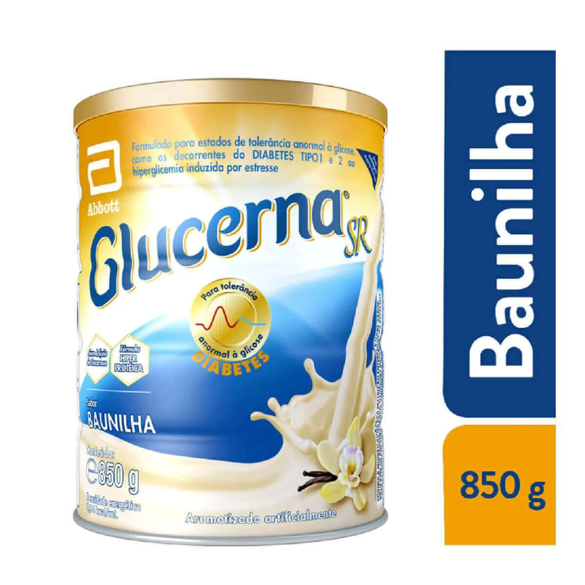 Suplemento Alimentar Glucerna Baunilha 850g