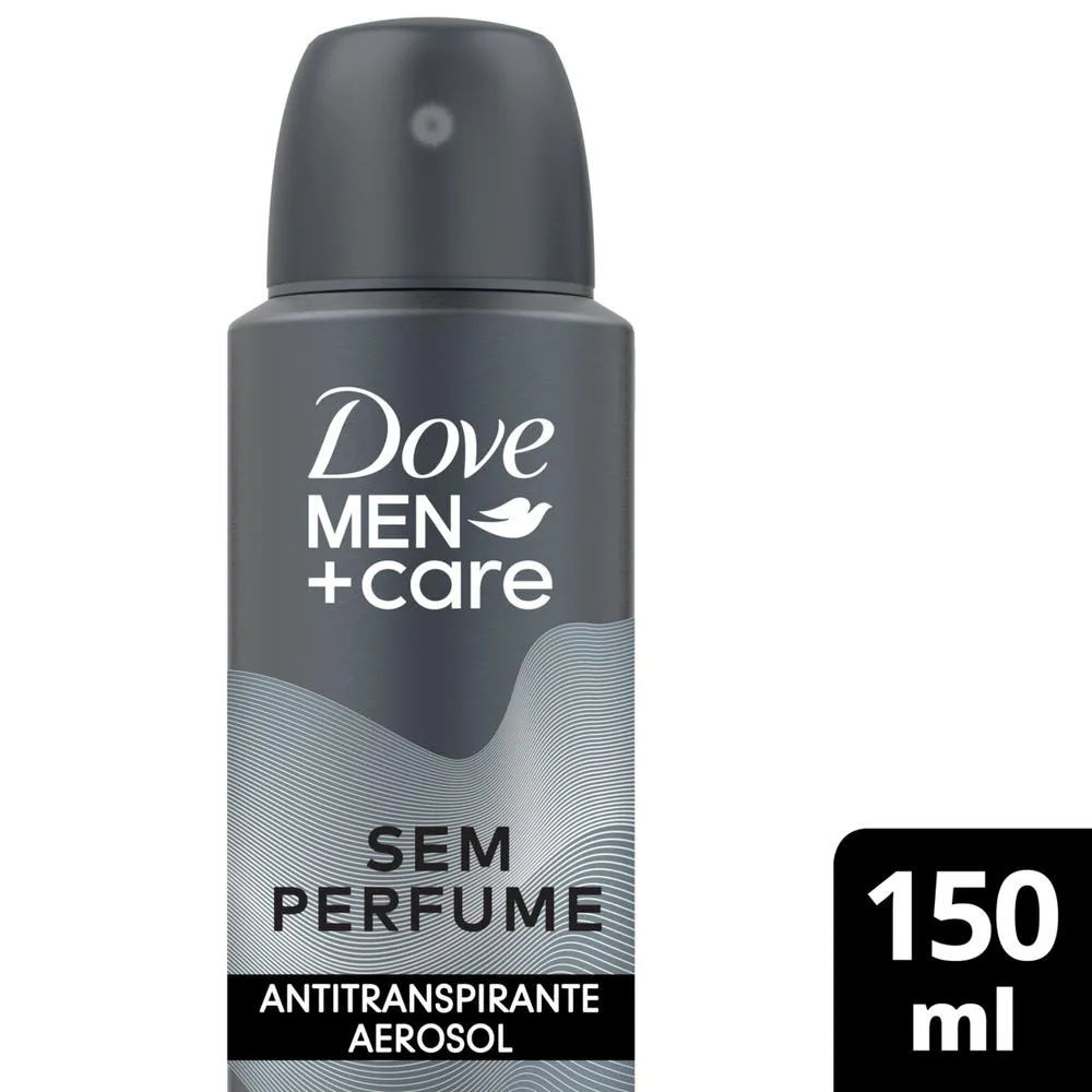 Desodorante Antitranspirante Aerosol Dove Men +Care Sem Perfume 48h 150ml