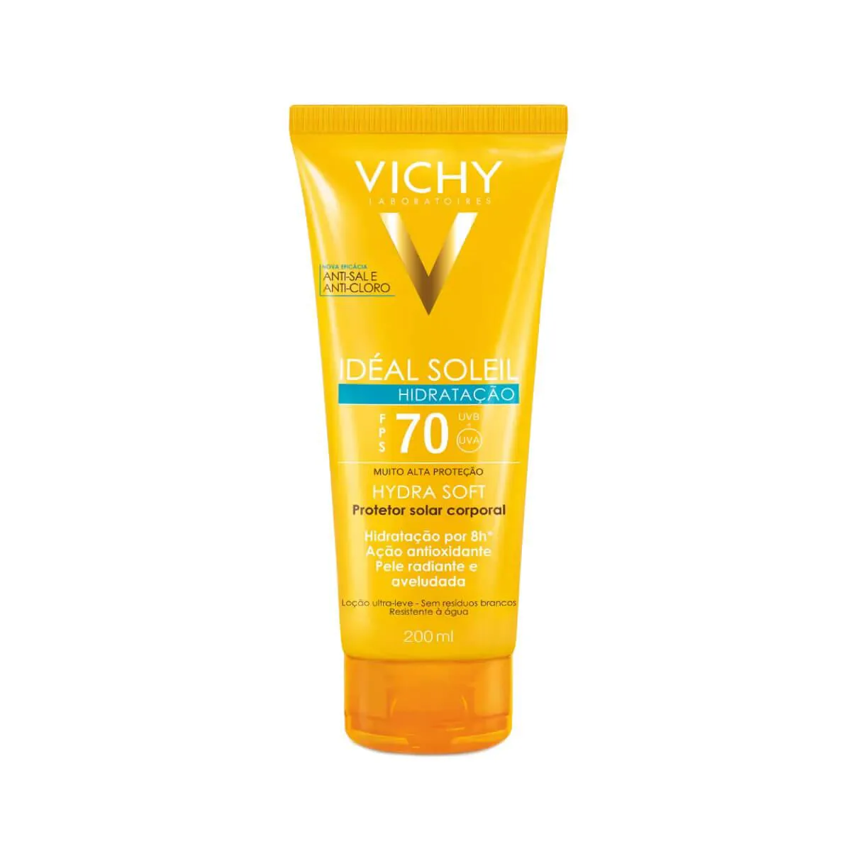 Protetor Solar Corporal Loção FPS 70 Vichy Ideal Soleil 200ml