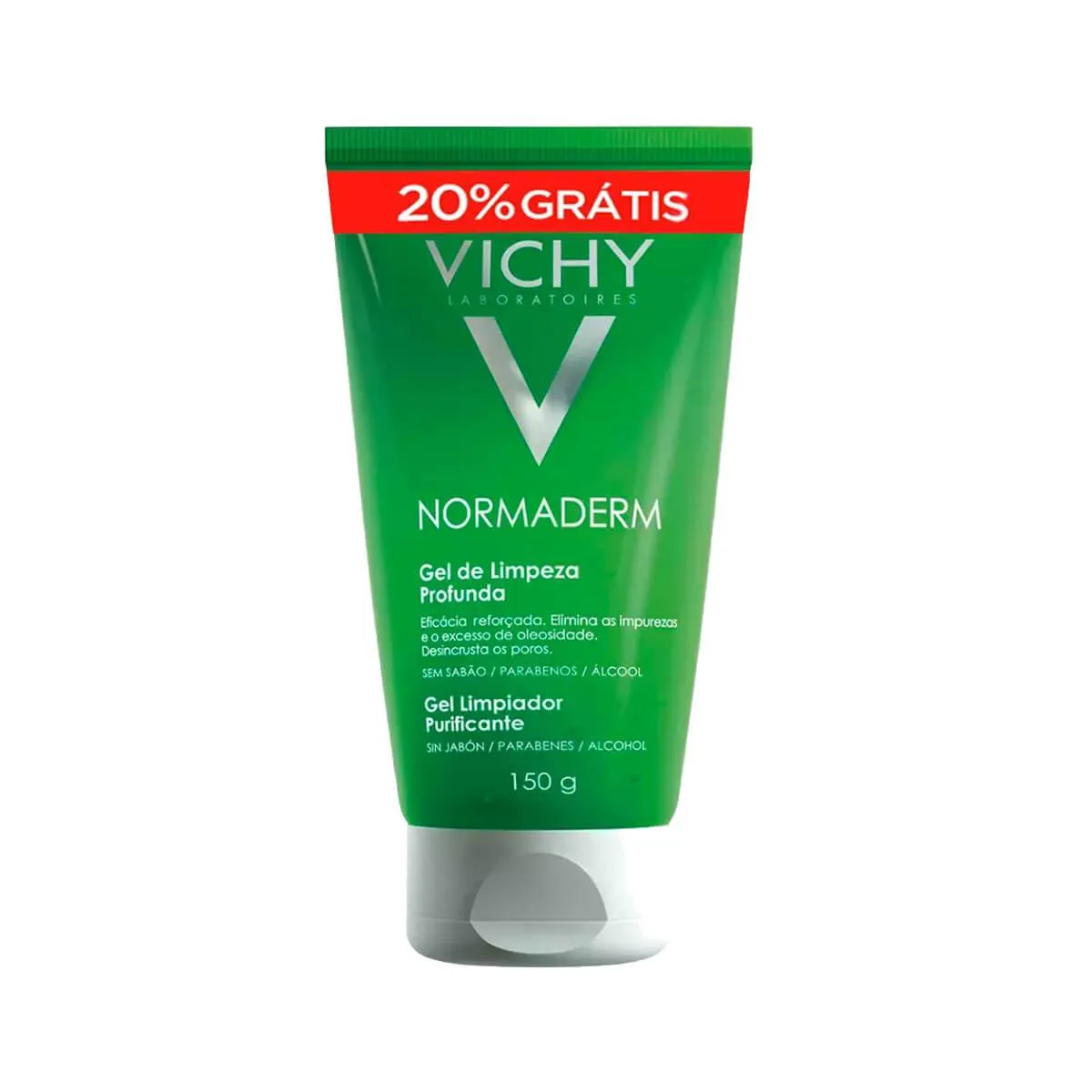 Gel de Limpeza Facial Vichy Normaderm Pele Mista a Oleosa com 150g