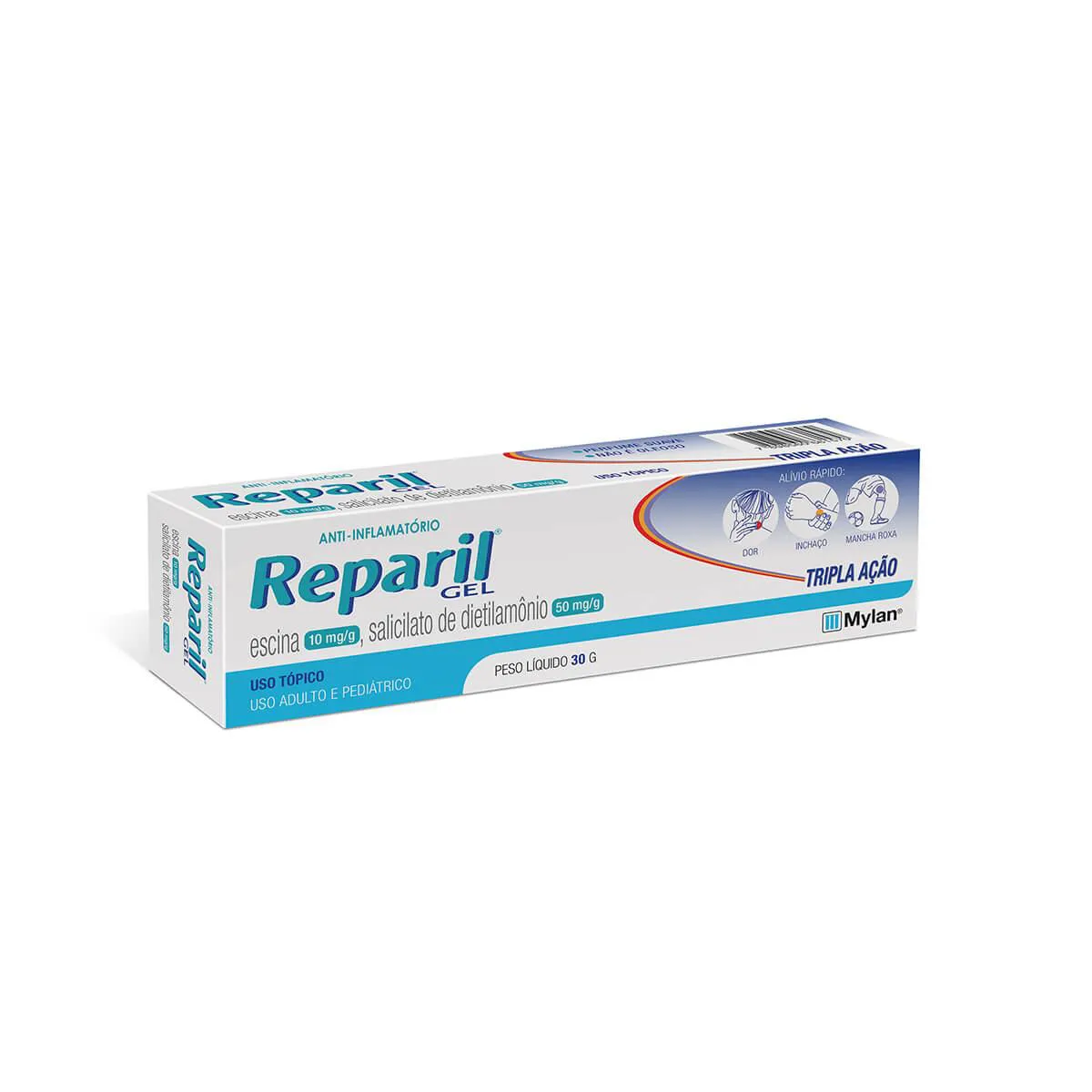 Reparil 25 Reparil Gel 30g Mylan | Droga Raia