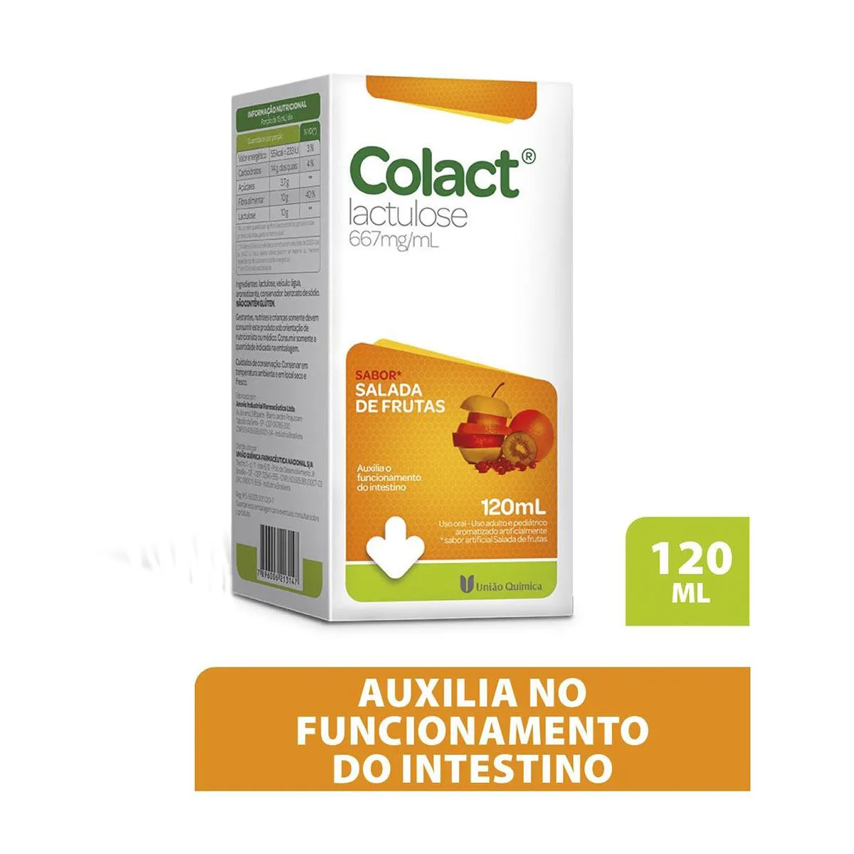 Colact 667mg/ml Sabor Salada de Frutas com 120ml | Drogasil